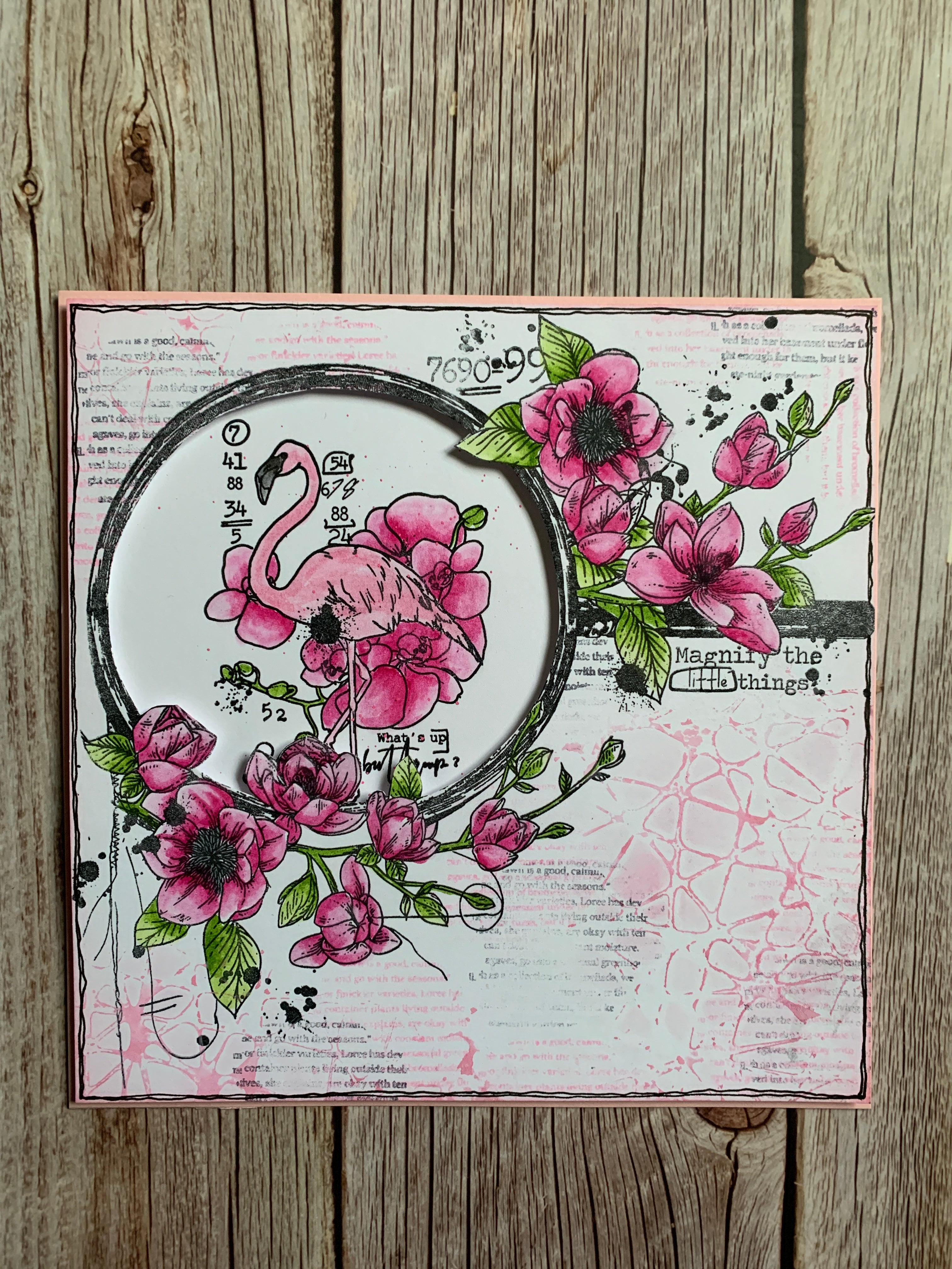 AALL & Create TP-391 stempelsett Orchid Cluster A5 blomst