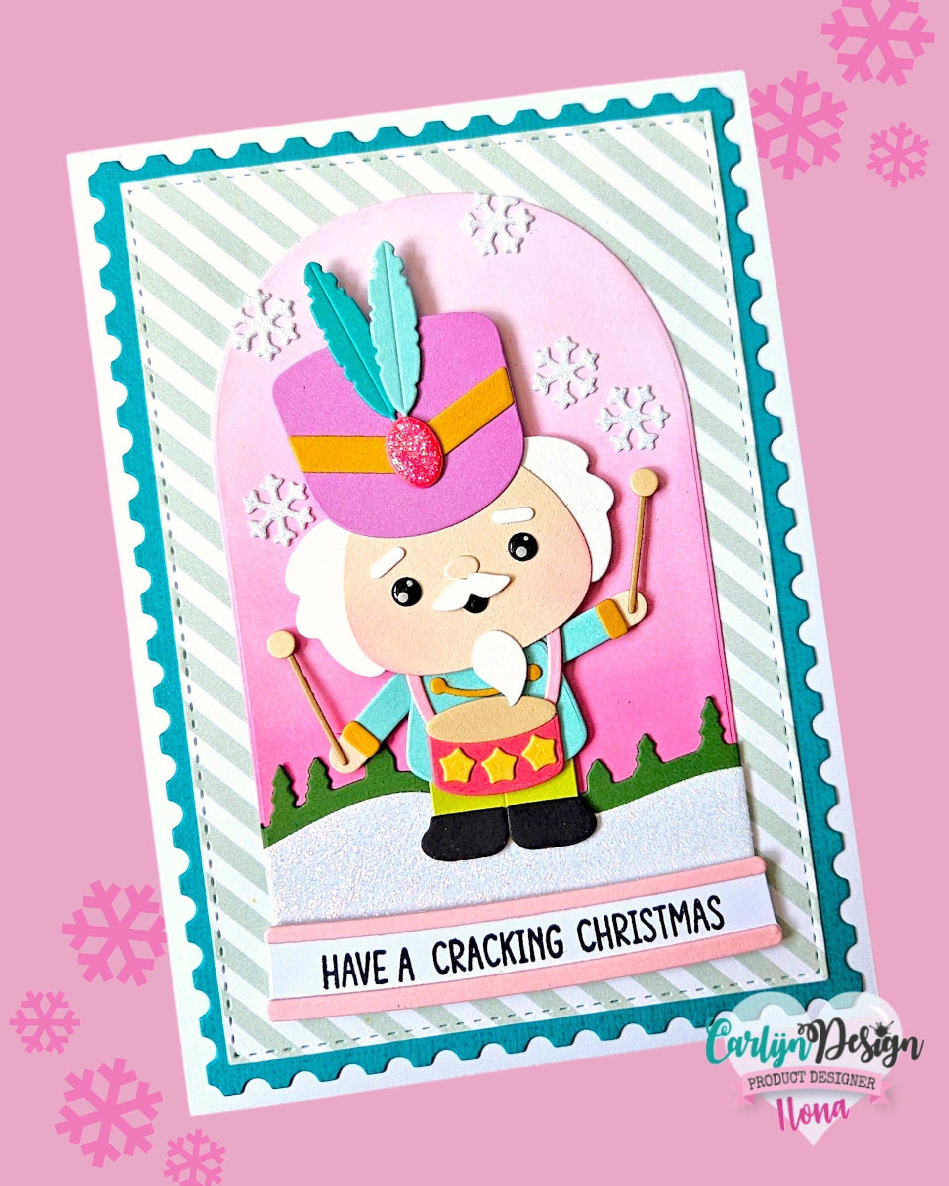 CarlijnDesign Nutty Nutcrackers CDSN-0317 dies nøtteknekker jul