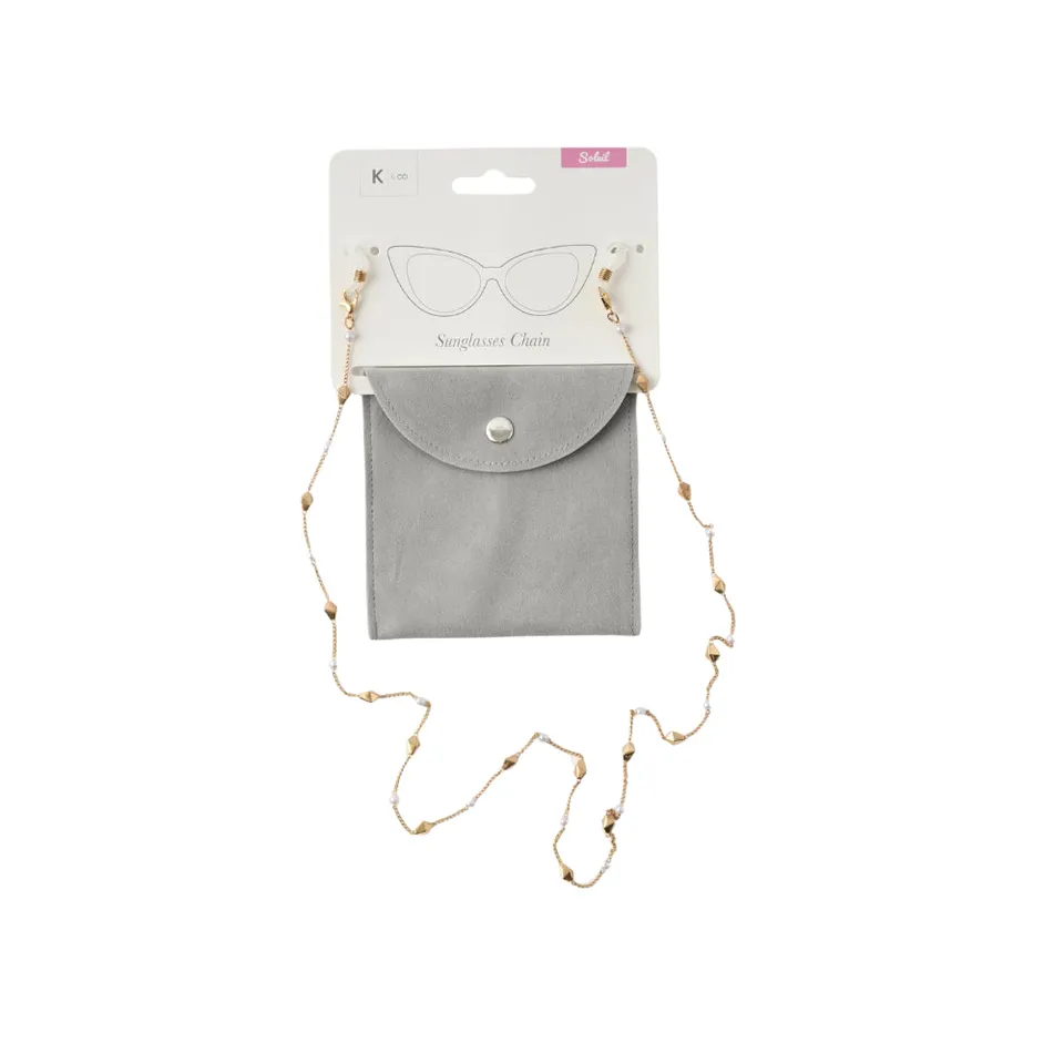 KaiserCraft Soleil brillekjede dainty chain gullfinish
