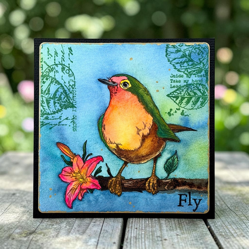 AALL & Create TP-1349 Robin Sprout stempelsett A6 5 deler