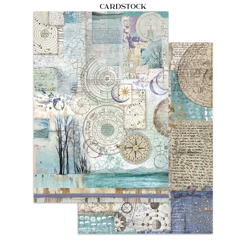 Stamperia Cosmos Junk Journal focus points A5