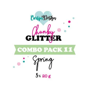 CarlijnDesign Combo 11 Spring chunky glitter 8x20g