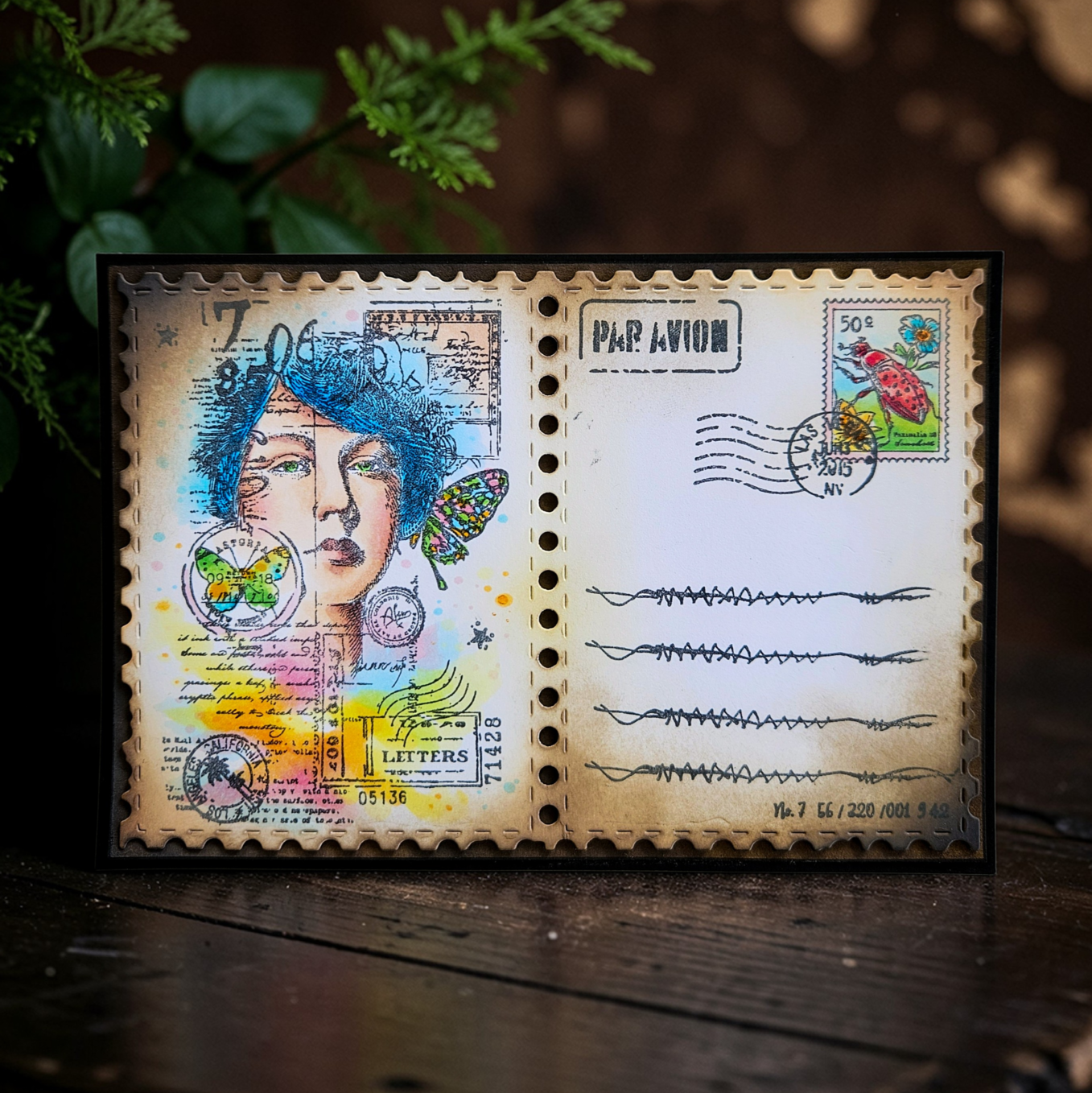Aall and Create TP-1442 Stamped Horizons stempelsett A6 20 stk