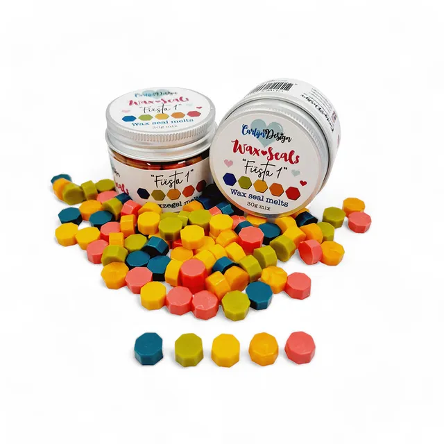 CarlijnDesign Fiesta CDWX-0011 voksperler 30 g farger