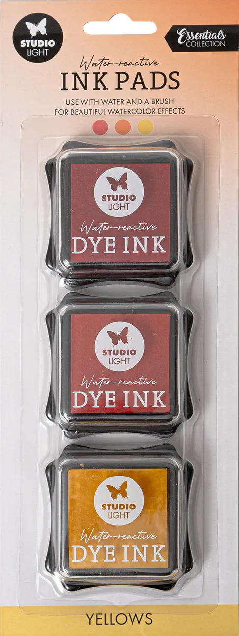 Studio Light Essentials stempelpute Yellows 3 stk vannreaktiv