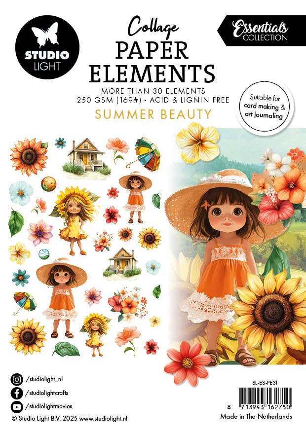 Studio Light Essentials Summer Beauty papirelementer