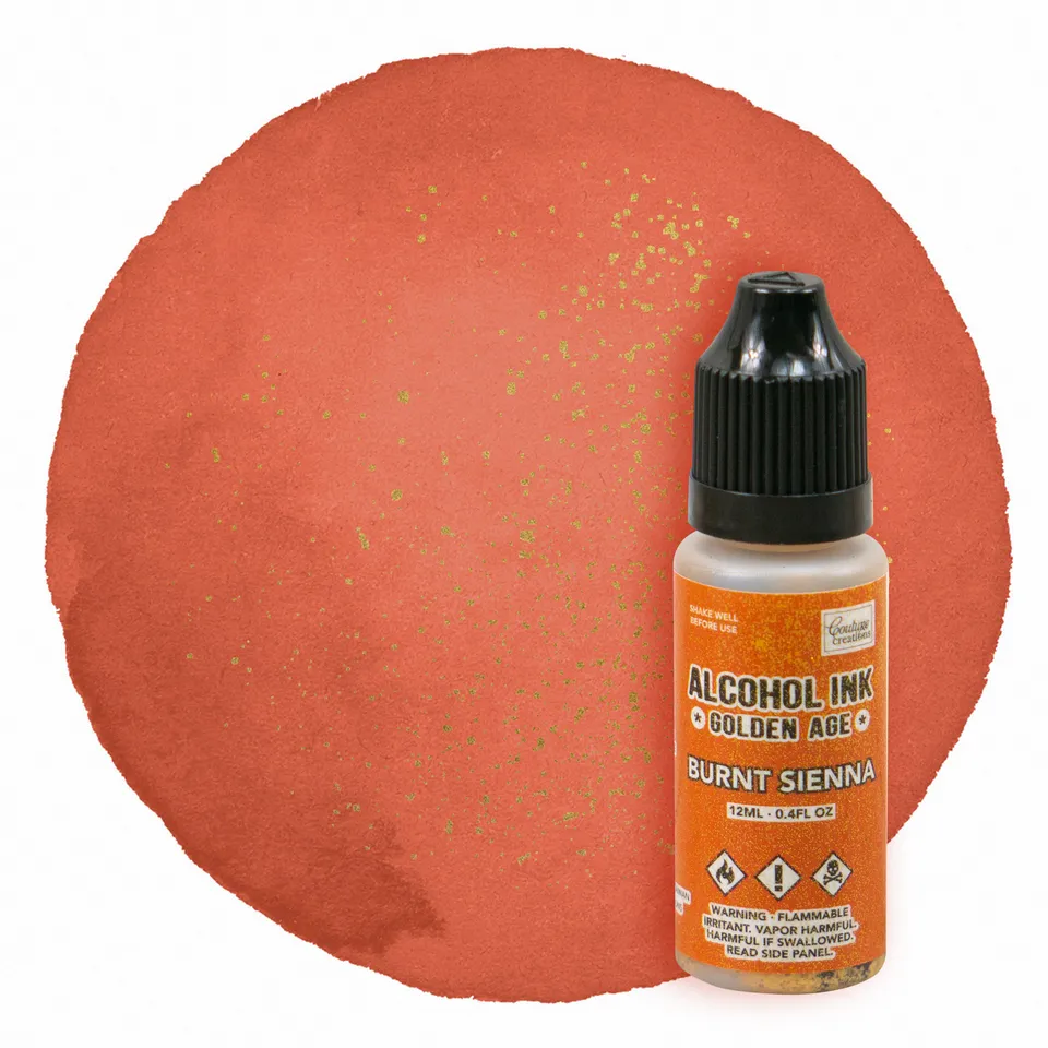 Couture Creations Alcohol Ink Golden Age blekk 12 ml Burnt Sienna