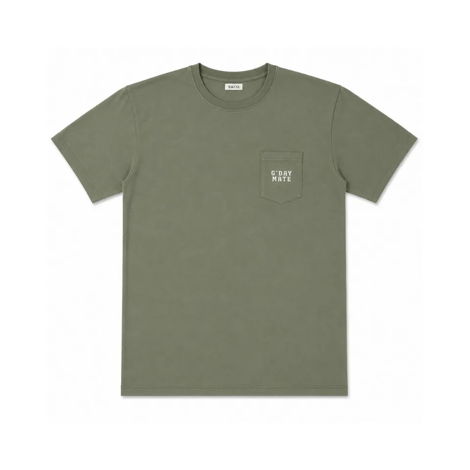 K&Co. G'Day t-skjorte herre bomull
