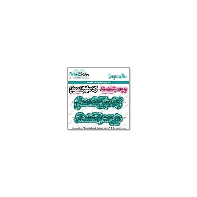 CarlijnDesign Kondolanse CDSN-0245 dies tekster outline