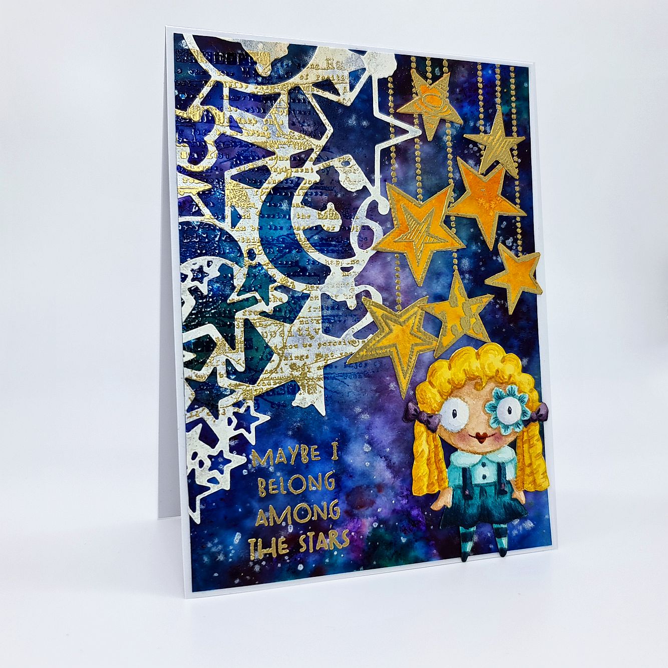 AALL & Create DI-24 Moon Stars diesett 8,6x15,5 cm 1 die