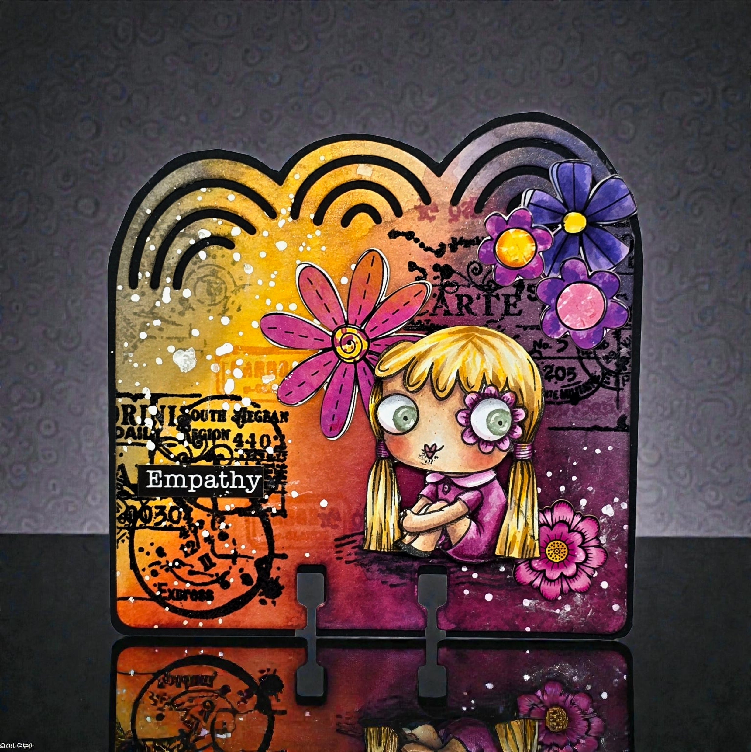 AALL & Create Petals & Ink stempelsett 12-pk figurer