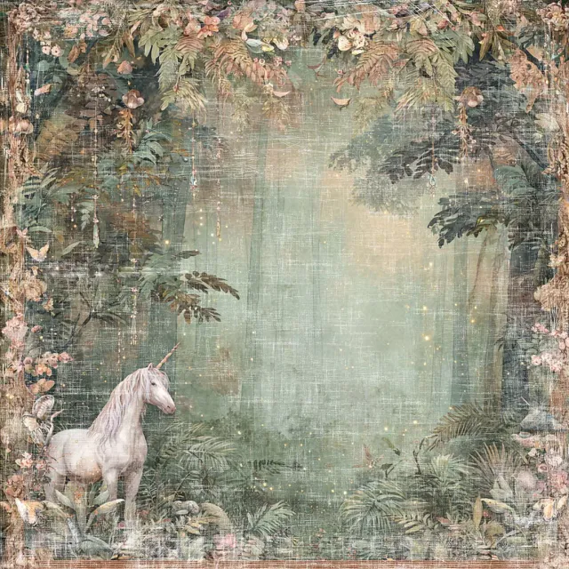Korthobby Hidden Magic Wild Magic mønsterpapir 12x12