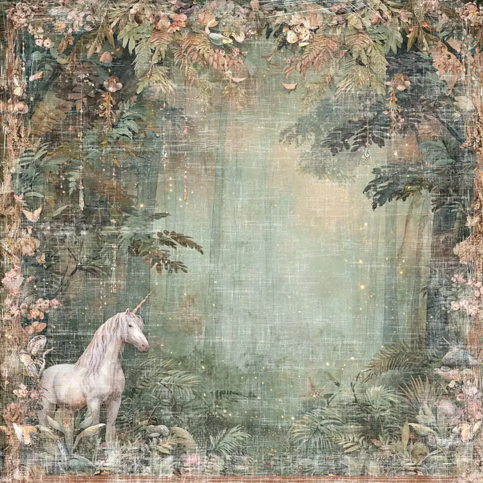 Korthobby Hidden Magic Wild Magic mønsterpapir 12x12