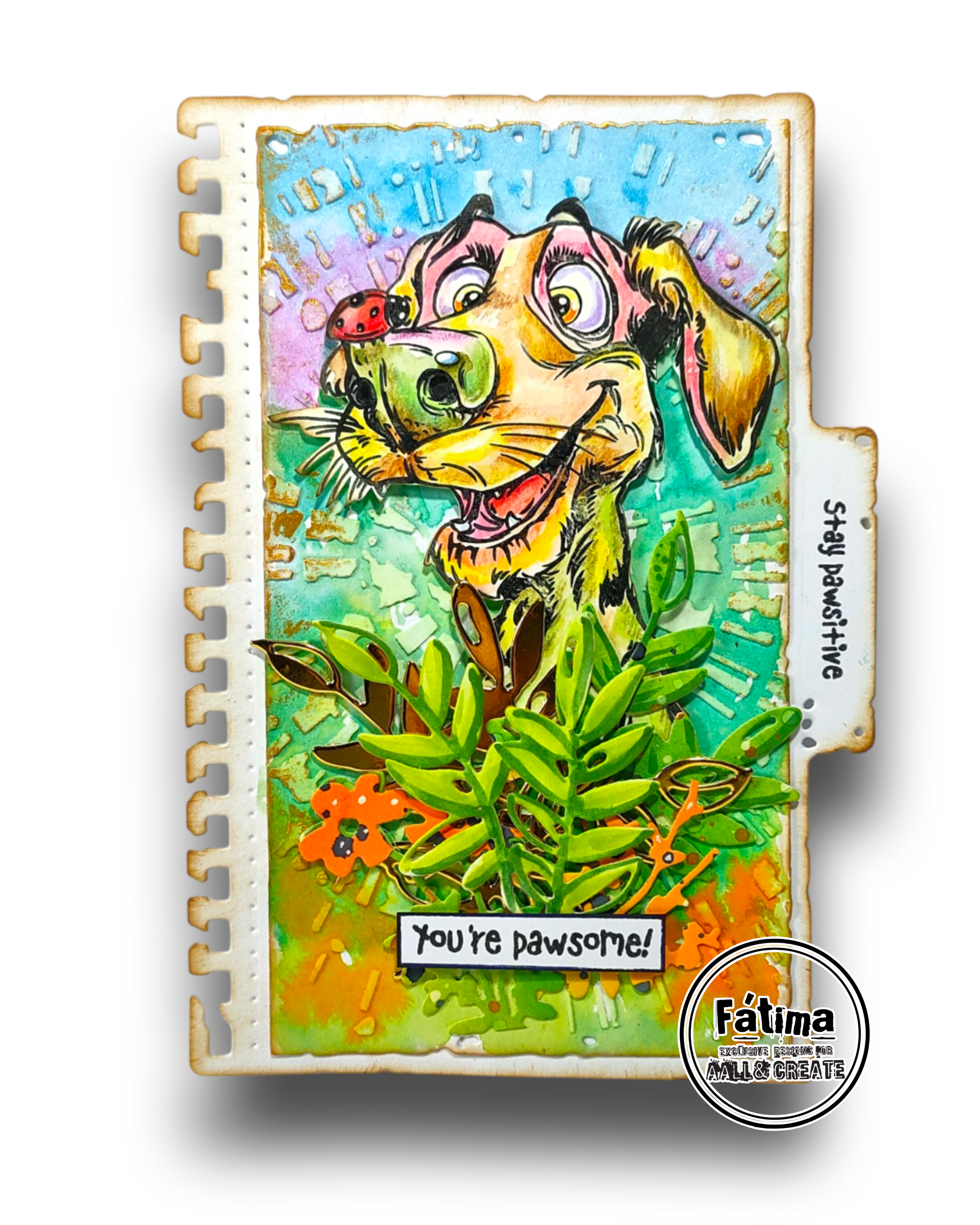 AALL & Create Fun & Paws stempelbundle 11 A6-sett dyr