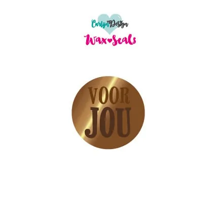 CarlijnDesign Voor Jou CDWX-0067 vokssegl 2,5 cm