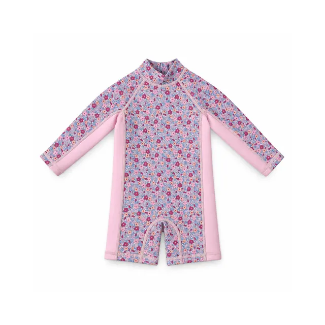 KaiserCraft Salty Toes Ditsy Floral våtdrakt baby langermet