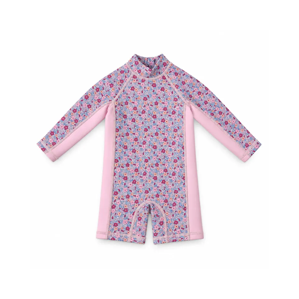KaiserCraft Salty Toes Ditsy Floral våtdrakt baby langermet