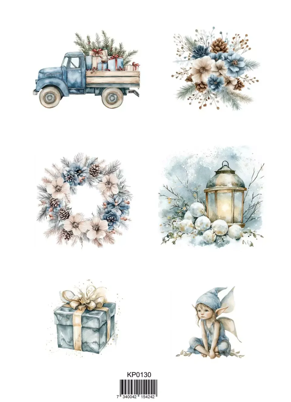 Reprint Klippark Winter Vibes 2 klippark A4 vinter