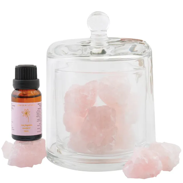 KaiserCraft Rose duftsteinsett med olje 300g blomsterduft