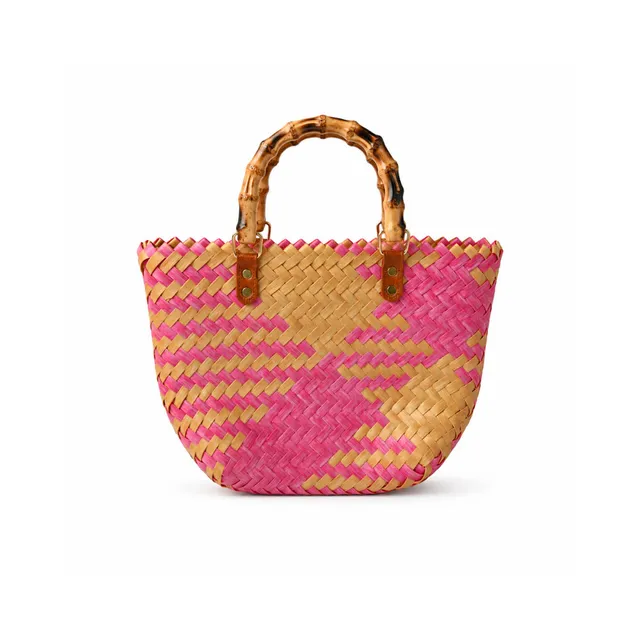 K&Co Sunset Spritz Mini totebombe? veske Pink Sorbet bambus