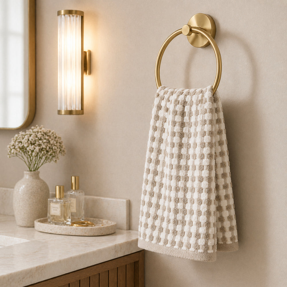 K&Co. Evergreen håndkle sand 45x65 dusker