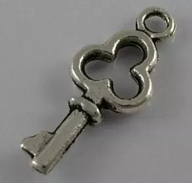 Korthobby liten nøkkel charms til kort metall