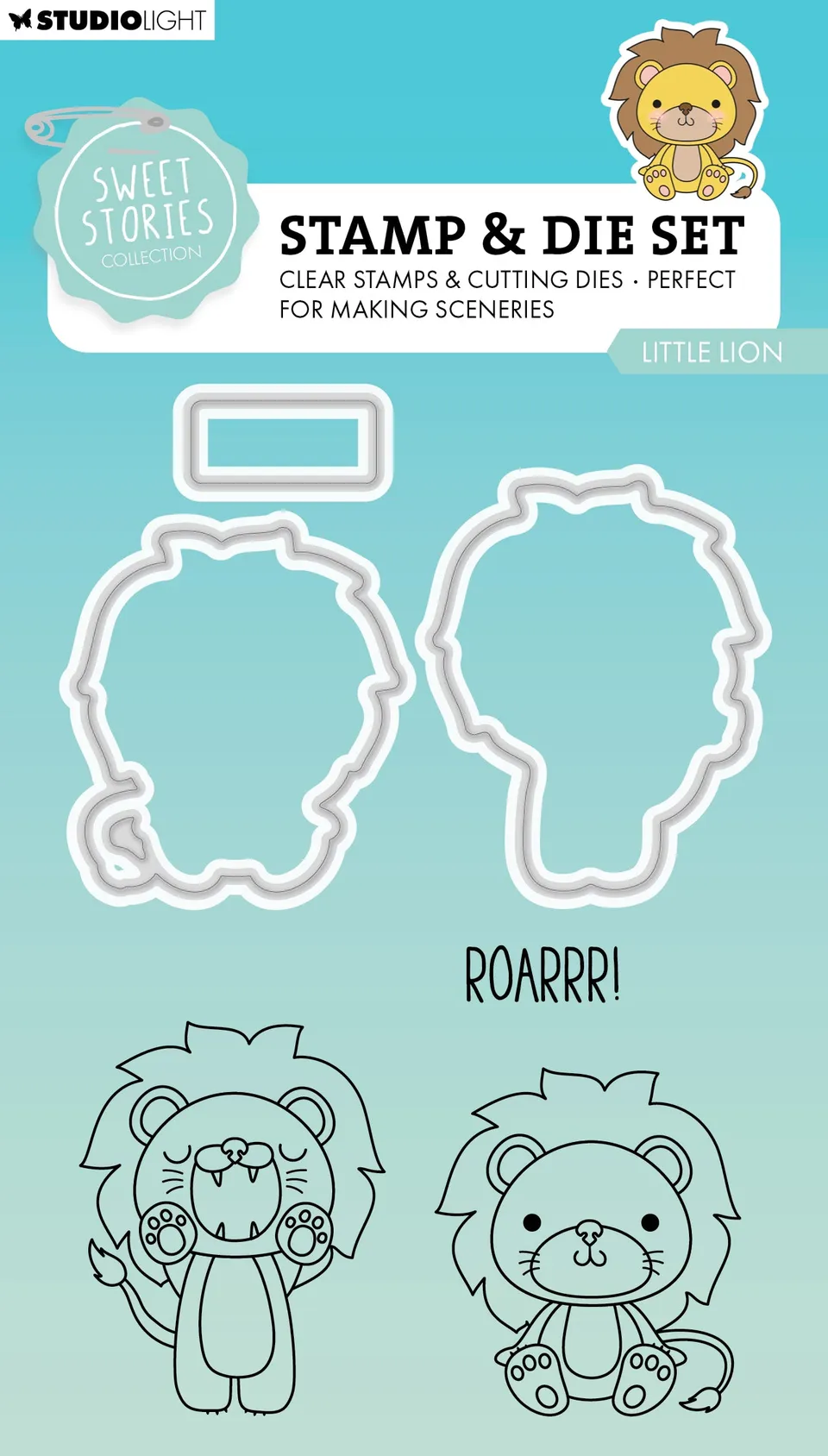 Studio Light Sweet Stories stempel dies Little Lion