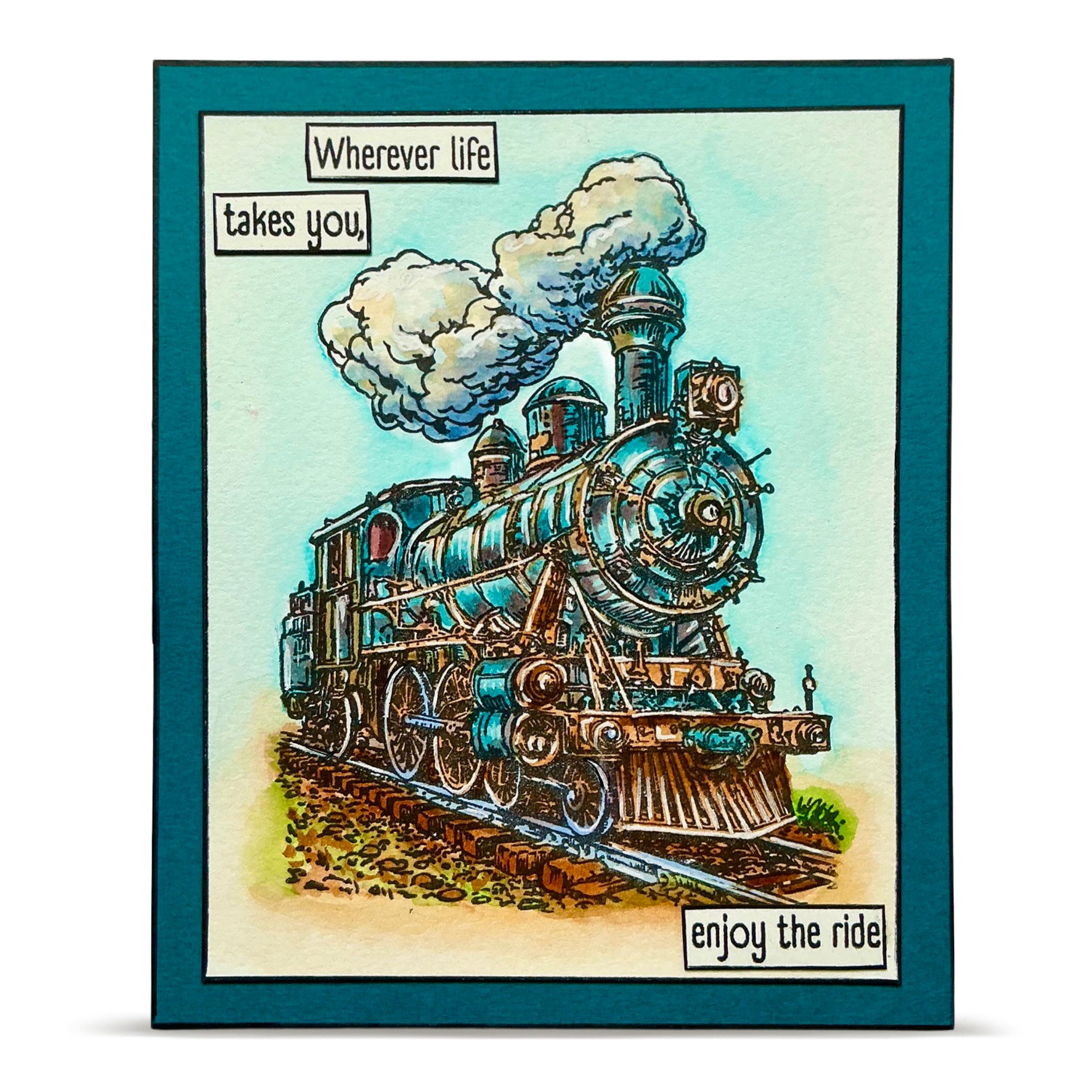 AALL & Create TP-1455 Enjoy the Ride stempelsett A6