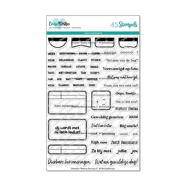 CarlijnDesign Memory Keeping CDST-0108 stempler scrap