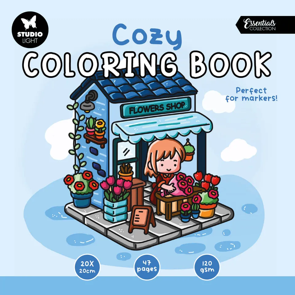 Studio Light Essentials Cozy 03 fargebok 48 ark