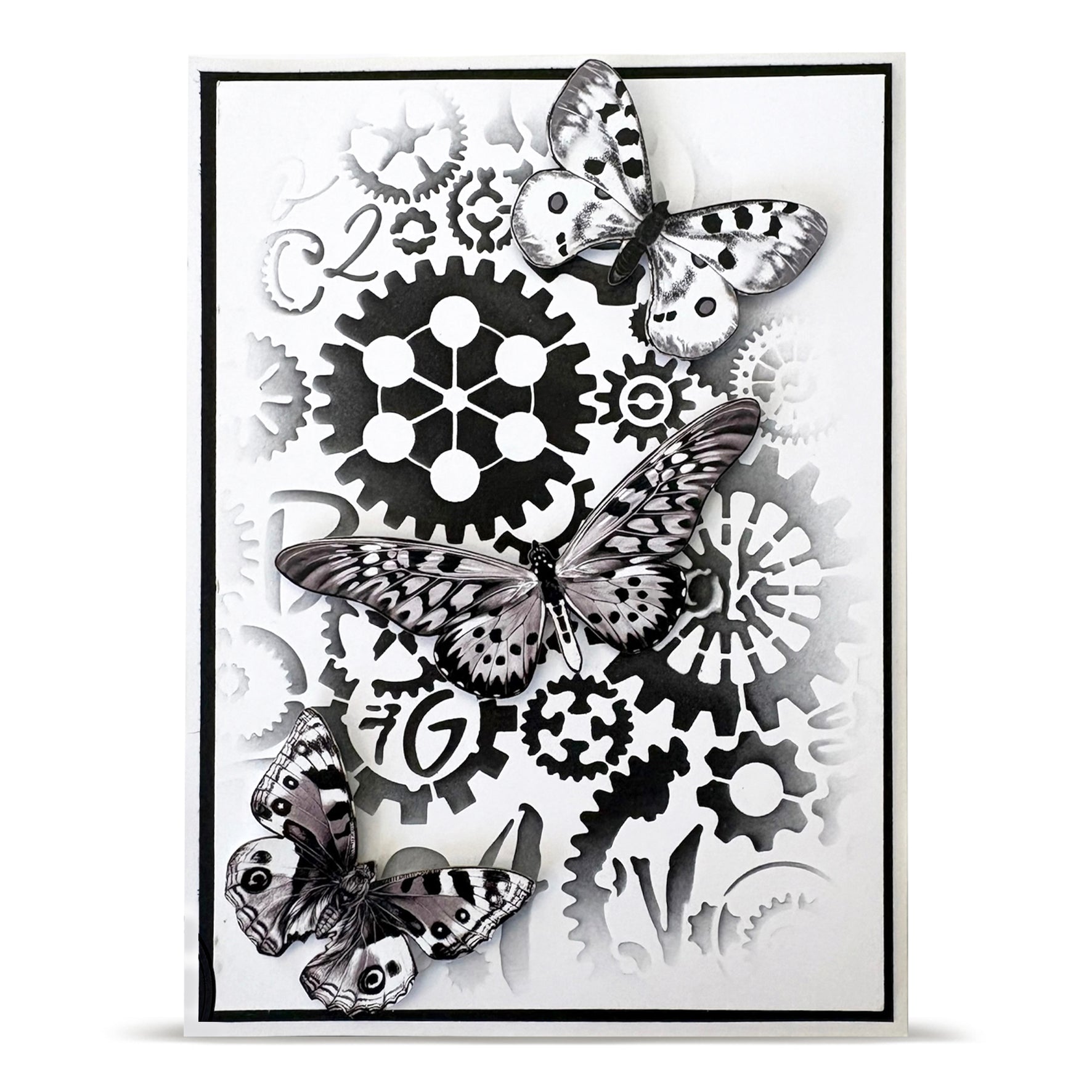 Aall and Create PC-269 Clockspire sjablong 15x15 cm