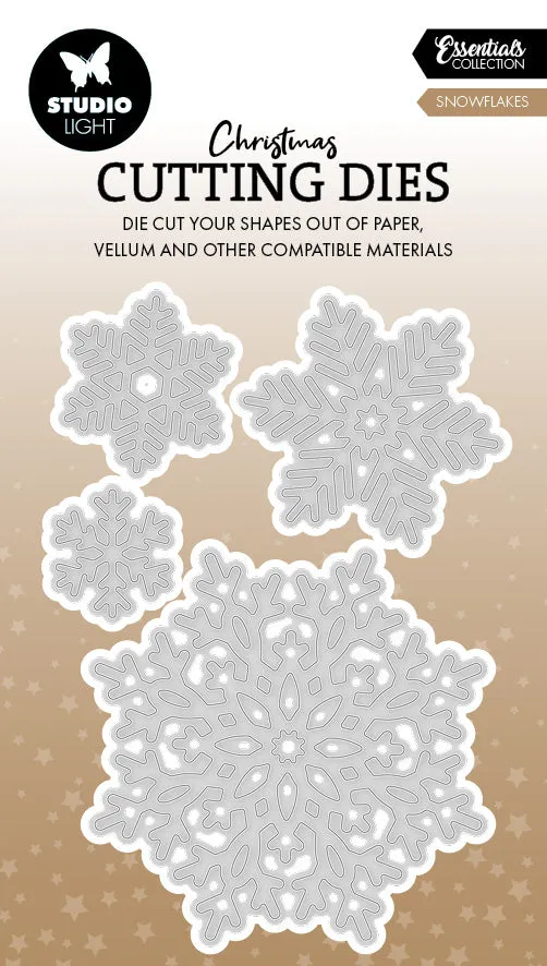 Studio Light Essentials Snowflakes dies snøfnugg jul