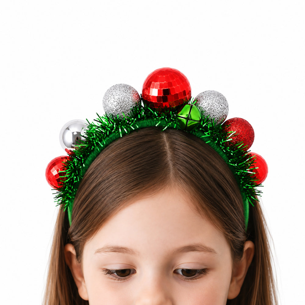 KaiserCraft Christmas Kids Novelty Headband hårbøyle grønn kule barn