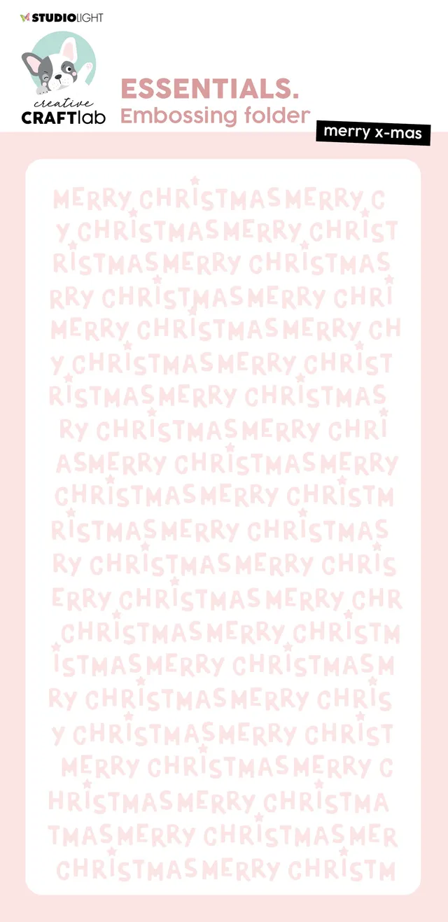 Creative Craftlab Essentials Merry X-mas pregefolder jul