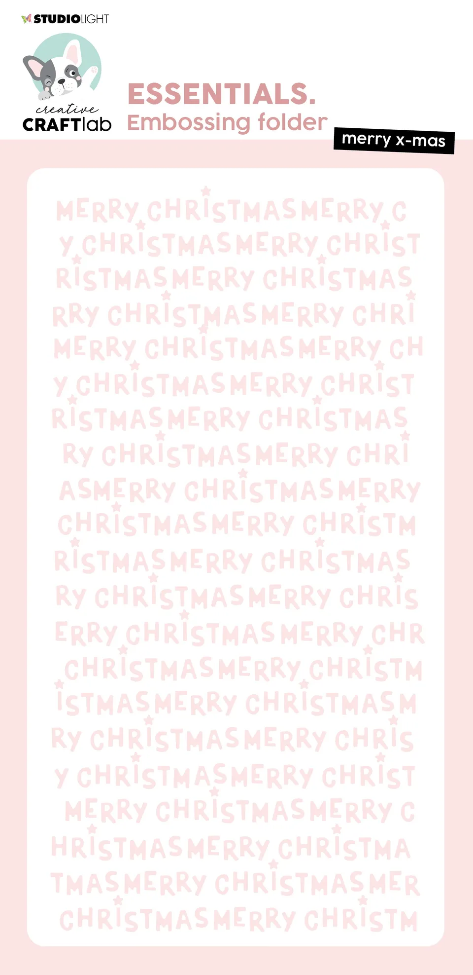 Creative Craftlab Essentials Merry X-mas pregefolder jul