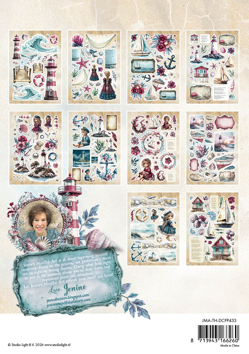 Jenine’s Mindful Art Tide of Hope Christmas Blush papirblokk
