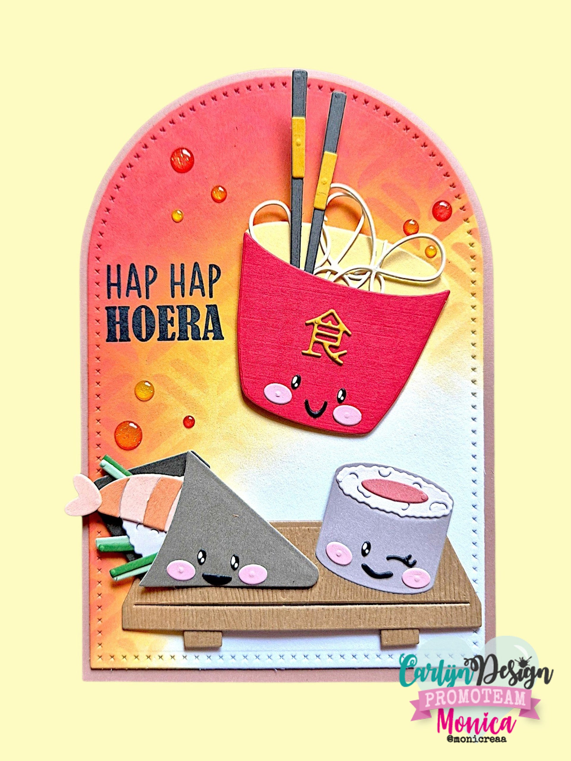 CarlijnDesign Soy Sweeties CDSN-0391 dies sushi matmotiv