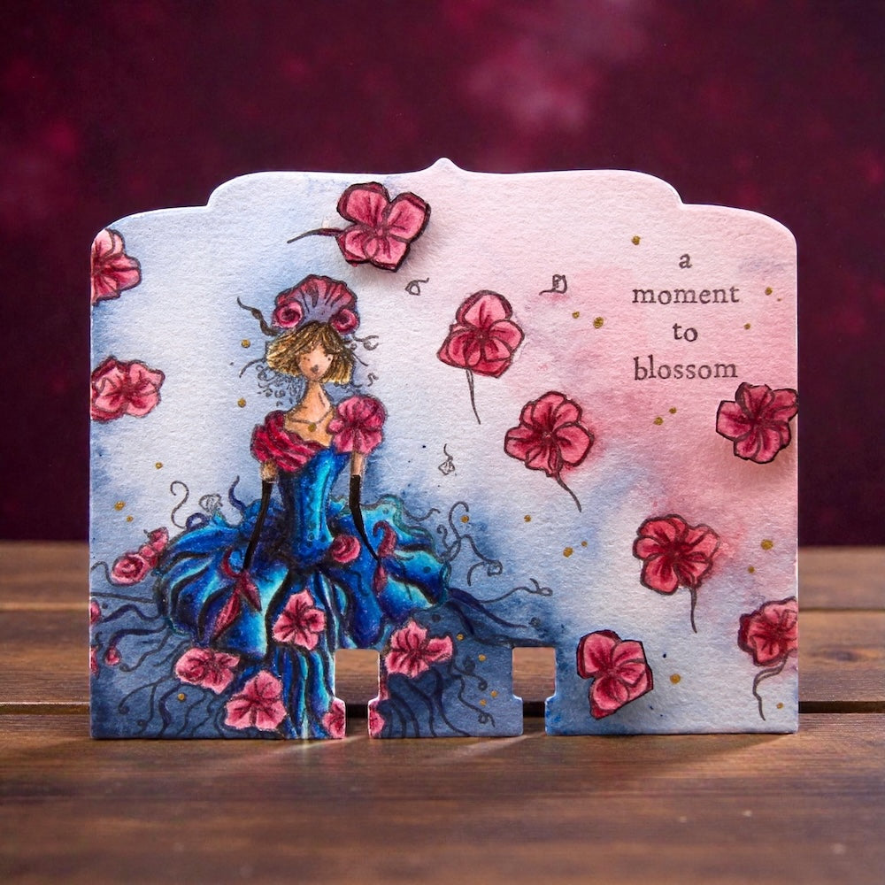Aall and Create TP-1400 Pirouette of Petals stempelsett A6