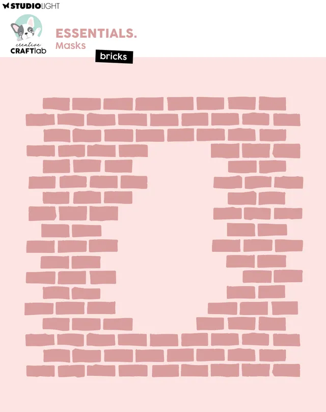 Studio Light Creative Craftlab Bricks maske 20x20 cm
