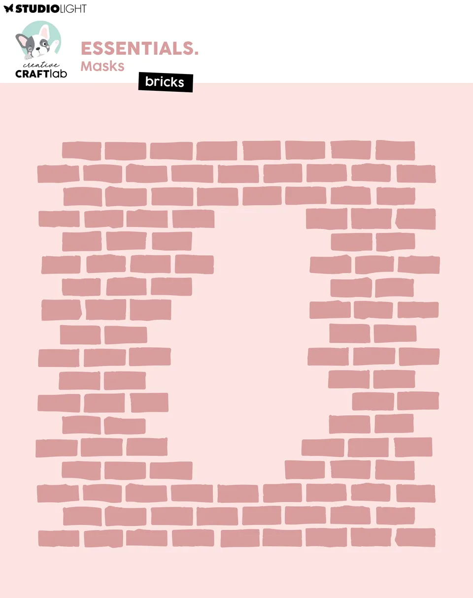 Studio Light Creative Craftlab Bricks maske 20x20 cm