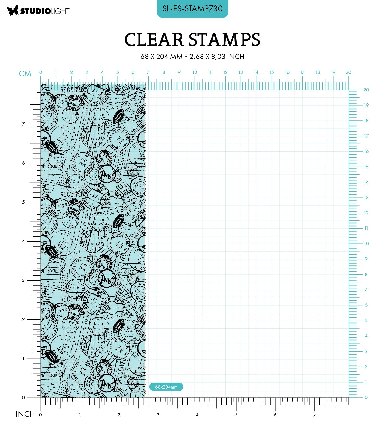 Studio Light Essentials Postage stamps stempel frimerke