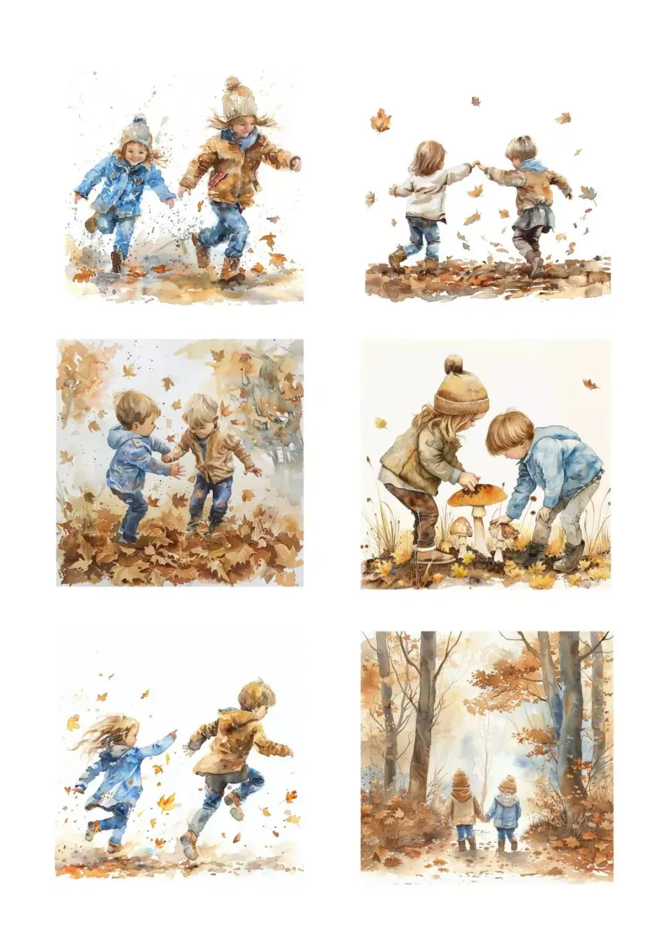 Reprint Children klippark A4 barnerom