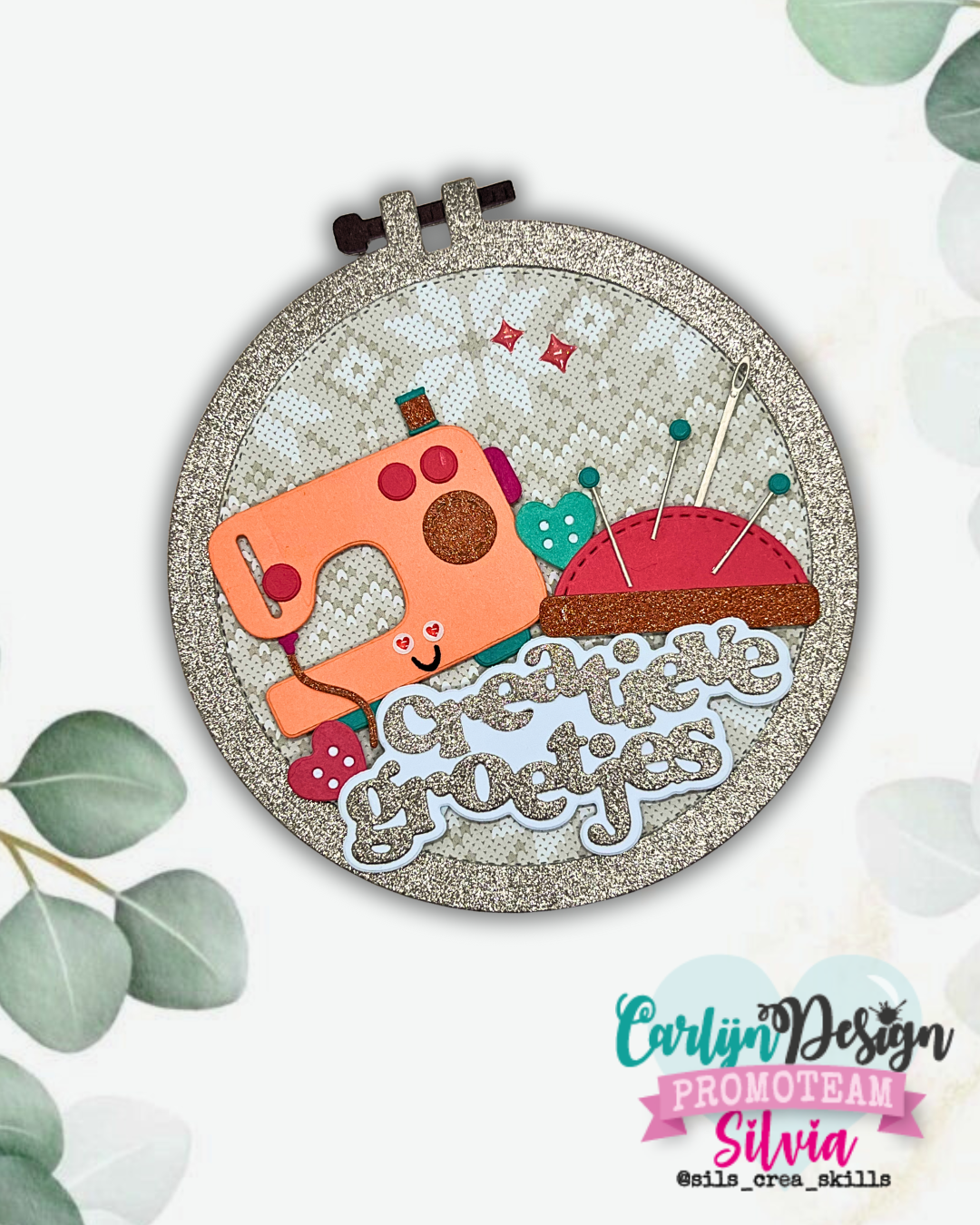 CarlijnDesign Twinkle stars 2 CDED-0016 glitterdots stjerne