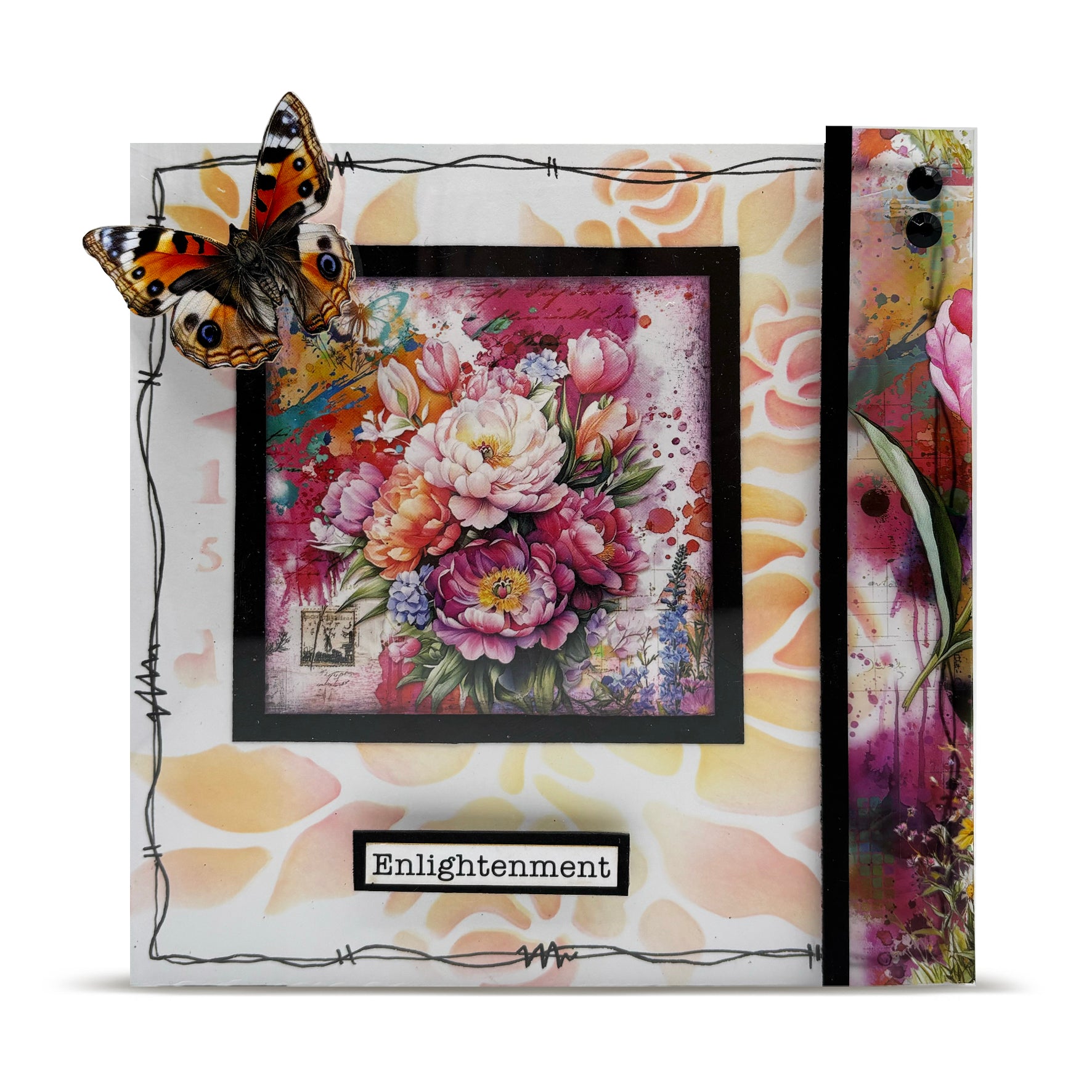 AALL & Create RO-25 Bloomscape rub-ons A5 blomster