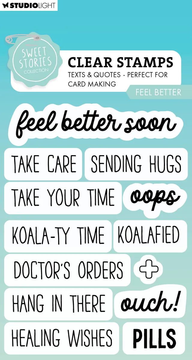 Studio Light Sweet Stories Feel Better stempel