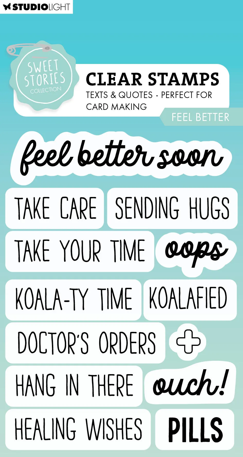Studio Light Sweet Stories Feel Better stempel