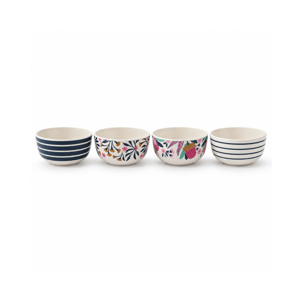 K&Co. Lagoon Banksia Multi tapasskåler bambus 4-pak