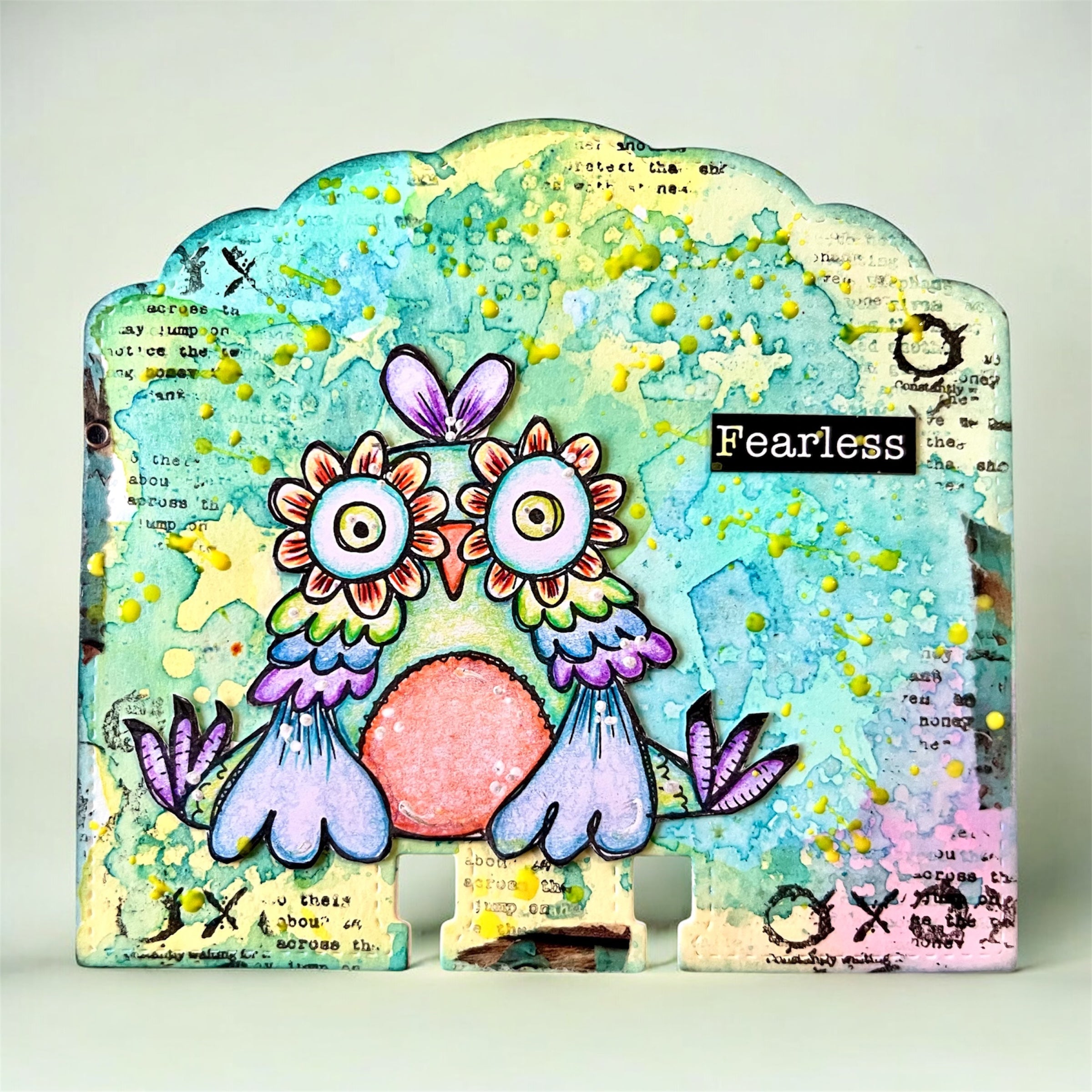 AALL & Create 494 X Or O clearstempel A7 hilsen