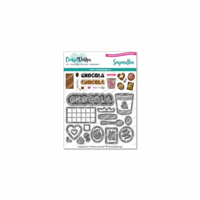CarlijnDesign Foute chocola CDSN-0107 dies sjokolade