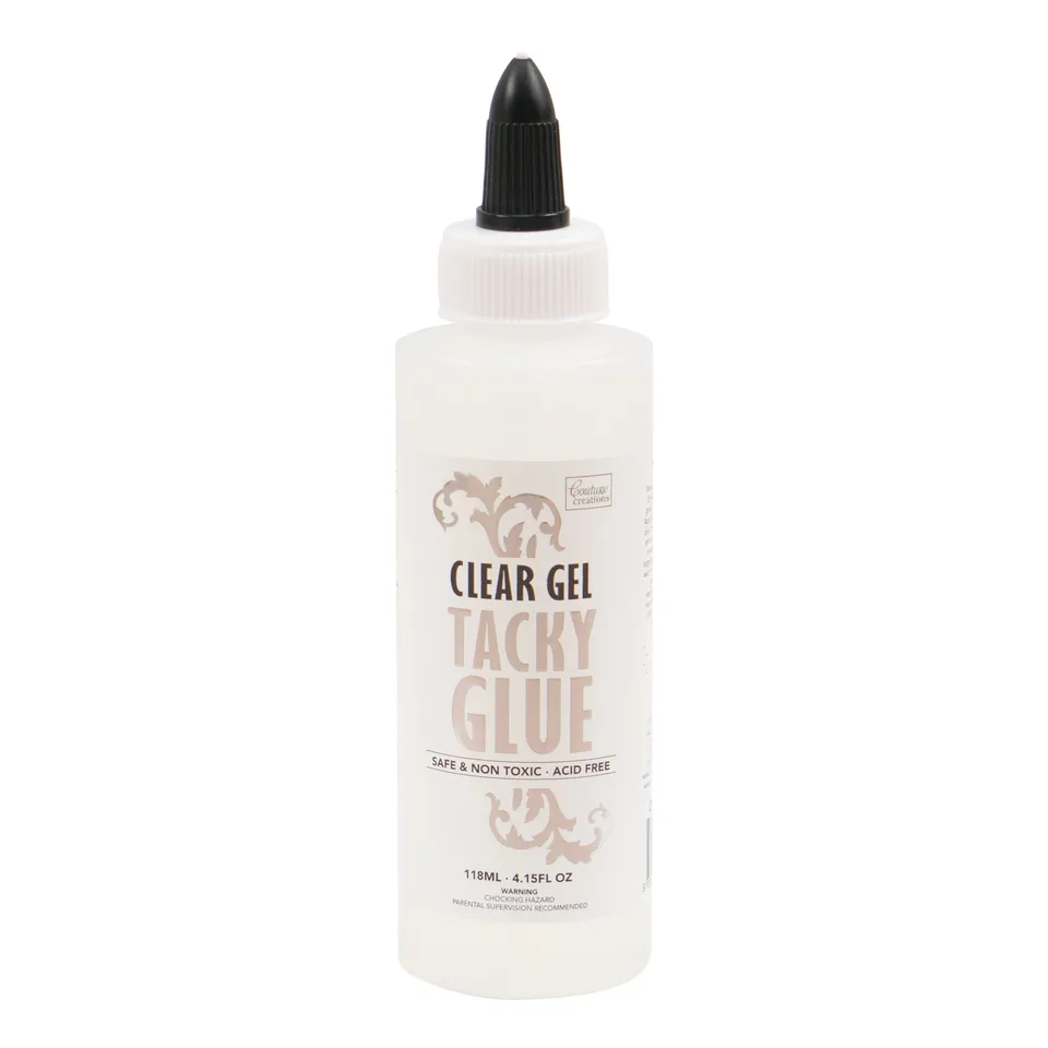 Couture Creations Clear Gel Tacky Glue lim 118 ml klar